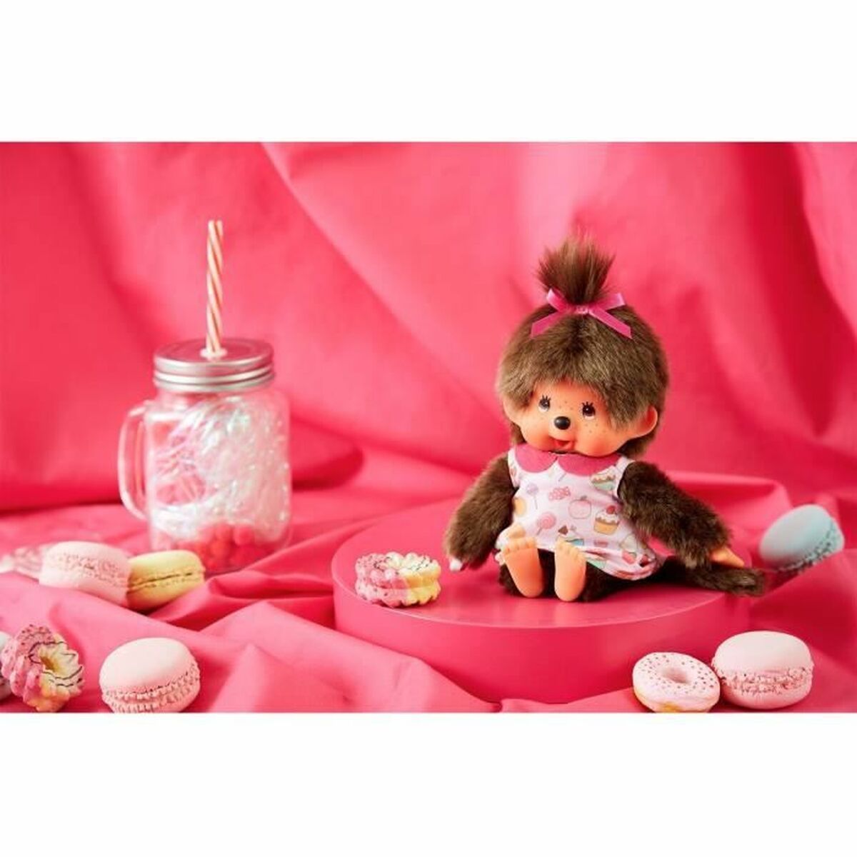 Плюшевый Bandai Monchhichi 